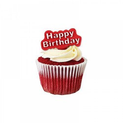 Σετ 2 κουπάτ Happy Birthday 5cm και 3cm