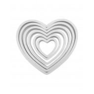 Κουπάτ Καρδιές Σετ 6τεμ. - PME