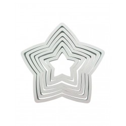 Κουπάτ Αστέρια της PME Σετ 6τεμ.