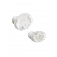 Σετ 2 κουπάτ Happy Birthday 5cm και 3cm