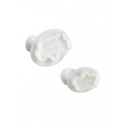 Σετ 2 κουπάτ Happy Birthday 5cm και 3cm