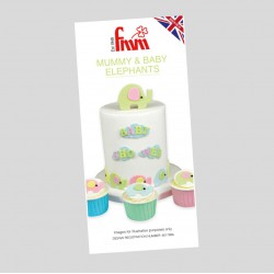 Μαμά και μωρό ελέφαντα Κουπάτ της FMM