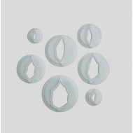 Σετ 7 Κουπάτ της FMM Μεγάλο Αλεξανδρινό λουλούδι