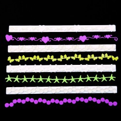 Σετ 4 Ευθείες Μπορντούρες της FMM Εφέ Νο.13-16