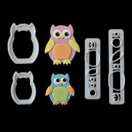 Σετ Κουπάτ Μαμά και Μωρό Κουκουβάγια της FMM