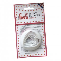 Σετ Κουπάτ Παιώνιας 4 τεμ. της FMM (Peony Cutter)