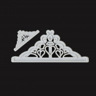 Σετ Κουπάτ 2 τεμ. της FMM Στέμμα-Τιάρα (Tiara Cutters)
