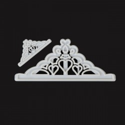Σετ Κουπάτ 2 τεμ. της FMM Στέμμα-Τιάρα (Tiara Cutters)