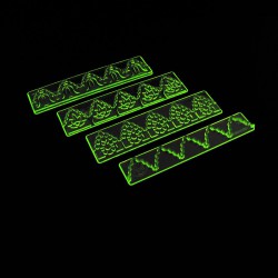 FMM Καλούπι Aποτυπώματος - Δαντέλα Σετ 3 τεμ.