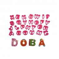 Αλφάβητος Σετ 27 Πλαστικών Κοπτικών  5,2εκ Ύψος