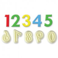 Αλφάβητο Κουπατ - Σύνολο Αριθμών 10 - Ύψος 20 mm, Βάθος 5 mm