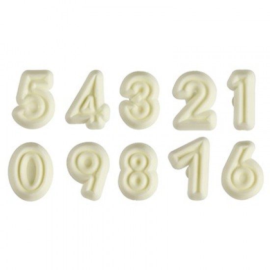 Αλφάβητο Κουπατ - Σύνολο Αριθμών 10 - Ύψος 20 mm, Βάθος 5 mm