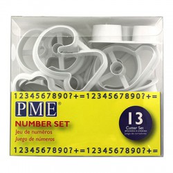 Κουπατ  Αριθμών 13τμχ - Ύψος 50 mm, Βάθος 13 mm