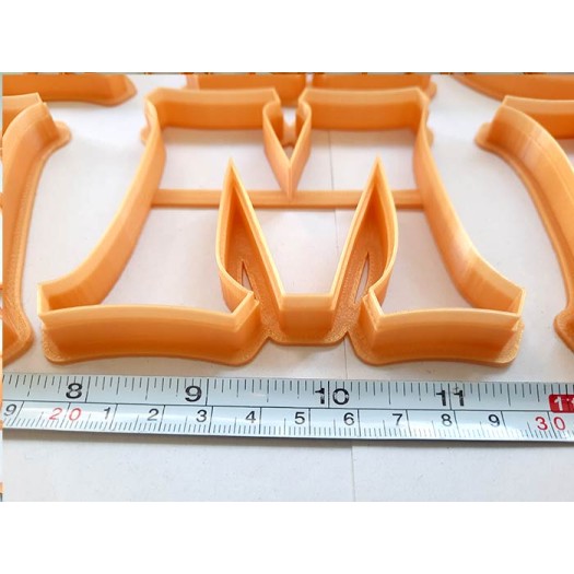 Μεγάλη Ελληνική Γραμματοσειρά 24 τεμ. 3D Κουπατ 8,5εκ. για μπισκότα