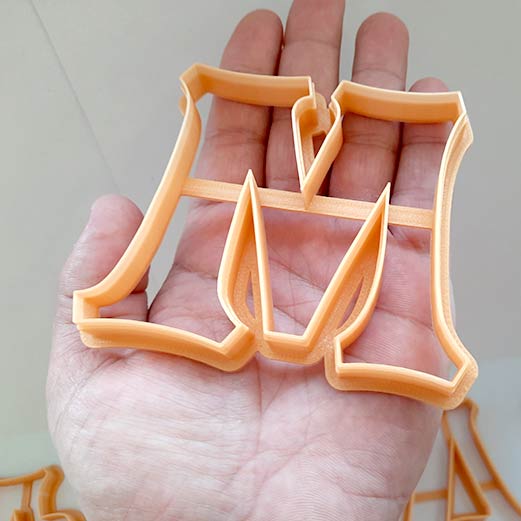 Μεγάλη Ελληνική Γραμματοσειρά 24 τεμ. 3D Κουπατ 8,5εκ. για μπισκότα