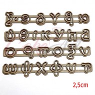 Ελληνική Γραμματοσειρά 25 τεμ. Tappit Παιδική Πεζά 3D Κουπάτ 2,5εκ. Ύψος