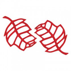 Christmas Cutters - Δαντελωτά φύλλα - 42 x 64mm - PME