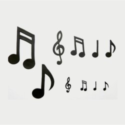 Κουπάτ Extra Large Νότες Μουσικής (Extra Large Music Notes)