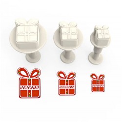 Δωράκι Σετ Κουπάτ με έμβολο 3τεμ. (2,  3,  4εκ.) της Cake Art