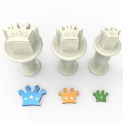 Βασιλιάς Κορώνα - Mini Κουπάτ με έμβολο (Σετ 3)