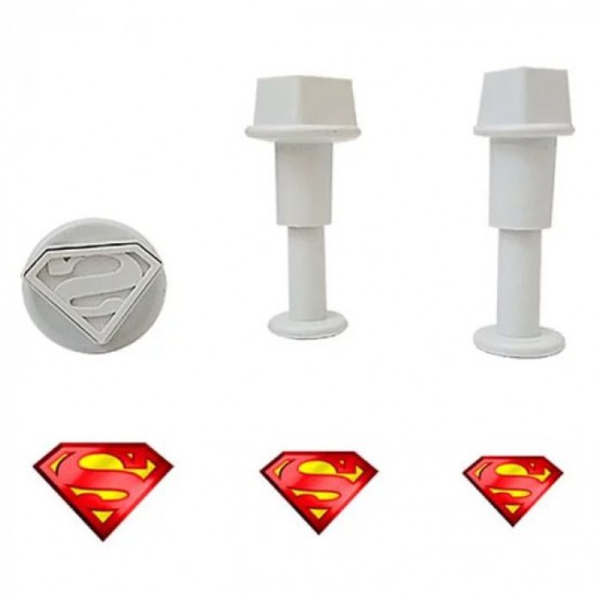 Superman - Mini Κουπάτ με έμβολο (Σετ 3)