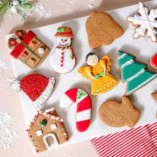 Χριστουγεννιάτικα κουπάτ για μπισκότα (Σετ 12)