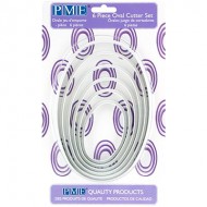 Σετ Οβάλ Κουπάτ 6 τεμαχίων - PME