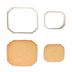 Κουπάτ μεταλλικά για μπισκότα και πλακέτες Σχέδιο-5 - Σετ 2 τεμ. της PME