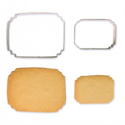 Κουπάτ μεταλλικά για μπισκότα και πλακέτες Σχέδιο-7 - Σετ 2 τεμ. της PME