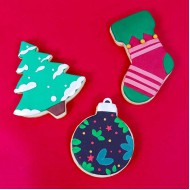 Εορταστικό - Σετ 3 κουπάτ Μεταλλικά  -PME