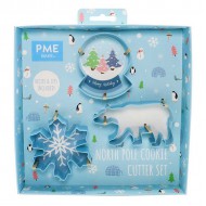 Βόρειος Πόλος - Σετ 3 κουπάτ Μεταλλικά  -PME