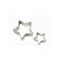 Σετ 2 Τεμ. Αστέρια μεταλλικά κουπατ της PME 9 x 6εκ, & 5 x 3,5εκ