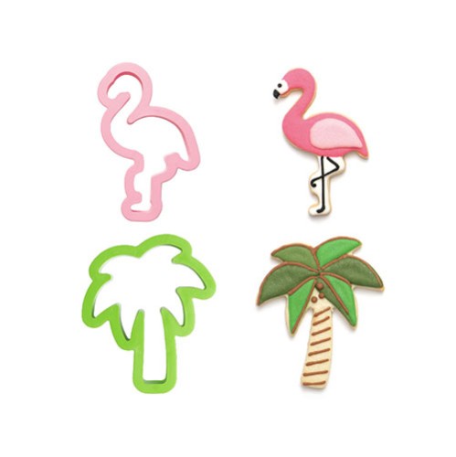 Κουπάτ Φοίνικας και Φλαμίνγκο Σετ 2 Τεμ (Flamingo and Palm) - Decora