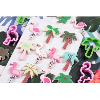 Κουπάτ Φοίνικας και Φλαμίνγκο Σετ 2 Τεμ (Flamingo and Palm) - Decora