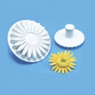 Σετ 3 πρεσαριστά κουπατ ζαχαρόπαστας – Σχέδιο μαργαρίτα 6, 7 & 8 cm