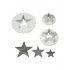 PME 3 Σετ Κουπάτ Αστέρια (1,8-2,5-3,5εκ)