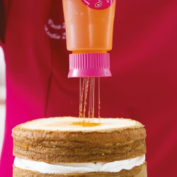 Dispenser 500ml για σιρόπι με φούξια καπάκι - Decora