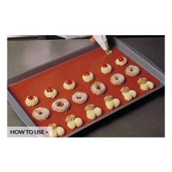 Αντικολλητική Επιφάνεια σιλικόνης Επαγγελματική κατάλληλη για ψήσιμο 30 x 40εκ -Silikomart