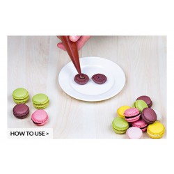 Αντικολλητική Επιφάνεια σιλικόνης κατάλληλη για ψήσιμο μακαρόν 30x40εκ.-Silikomart