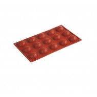 Φόρμα σιλικόνης για 15 Ημισφαίρια Φ50 x 23 Χιλ.-33ml -Pavoni