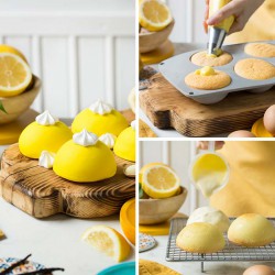 Φόρμα σιλικόνης Platinum για 5 Ημισφαίρια Φ80 x 40 Χιλ. 