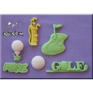 Καλούπι Σιλικόνης GOLF  (Golf) της Alphabet Moulds