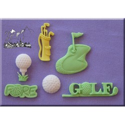 Καλούπι Σιλικόνης GOLF  (Golf) της Alphabet Moulds