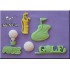 Καλούπι Σιλικόνης GOLF  (Golf) της Alphabet Moulds