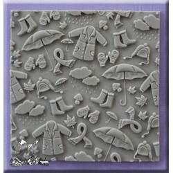 Καλούπι Αποτυπώματος Βροχερή Μέρα  της Alphabet Moulds