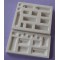 Καλούπι Ζαχαρόπαστας Τρένο με βαγόνια της Alphabet Moulds (Train with carriages)