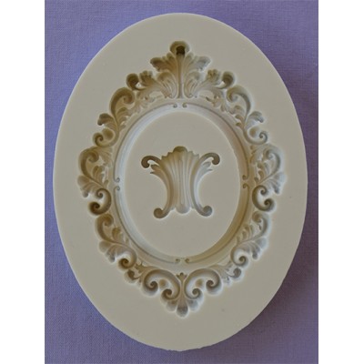 Οβάλ Μπαρόκ Πλαίσιο της Alphabet Moulds