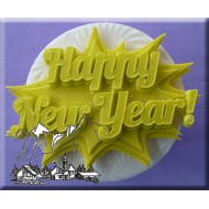 Καλούπι Σιλικόνης "Ευτυχισμένο το νέο έτος" (Happy New Year) της Alphabet Moulds