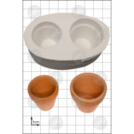 3D Γλάστρα - Καλούπι για Ζαχαρόπαστα - Σοκολάτα της FPC