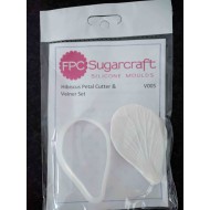 Υβίσκος Σετ Αποτύπωμα και Κουπάτ λουλουδιού  - Καλούπι για Ζαχαρόπαστα - Σοκολάτα της FPC